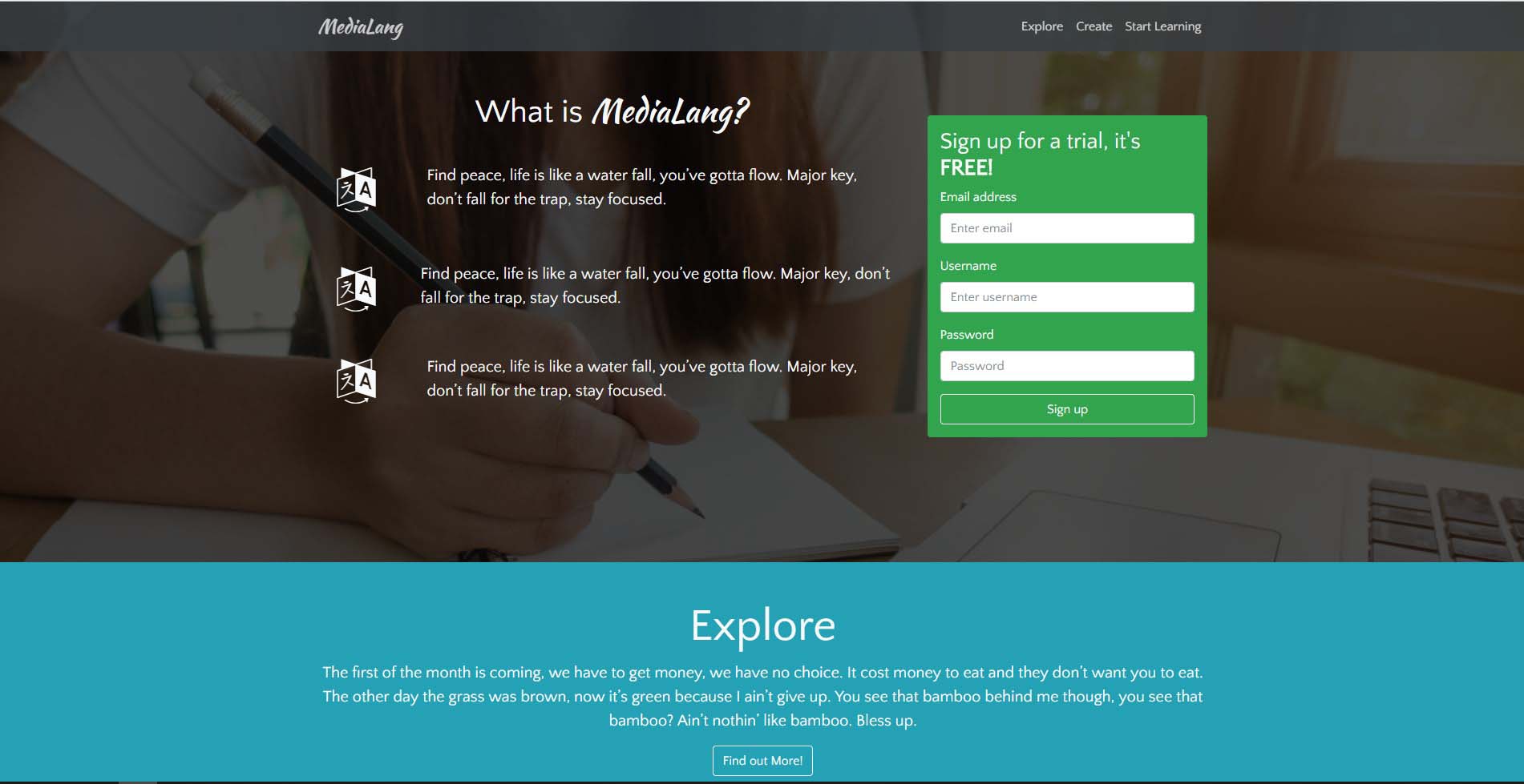 Social Media Website