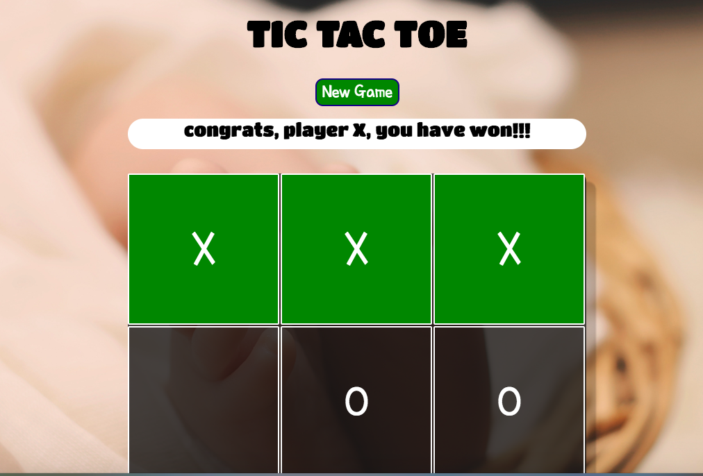 tic tac toe screenshot